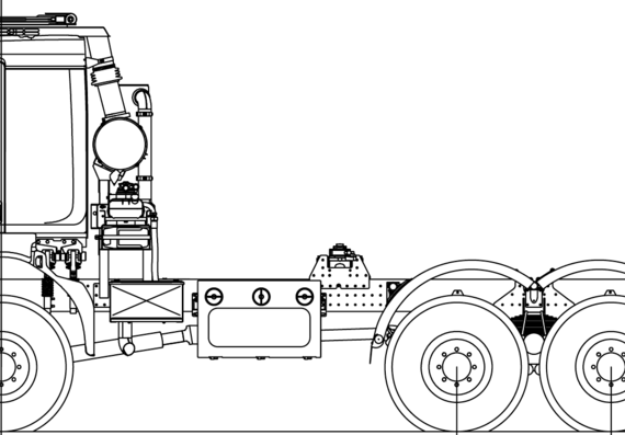 Грузовик Tatra T810-1R0R26 13 177 1R 6x6 [7] (2014) - чертежи, габариты, рисунки